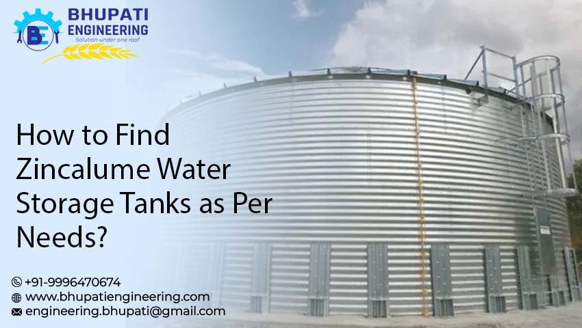 Zincalume Water Storage Tanks